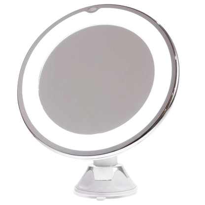 LED Magnifying Mirror | 10x Magnification with 360° Rotation