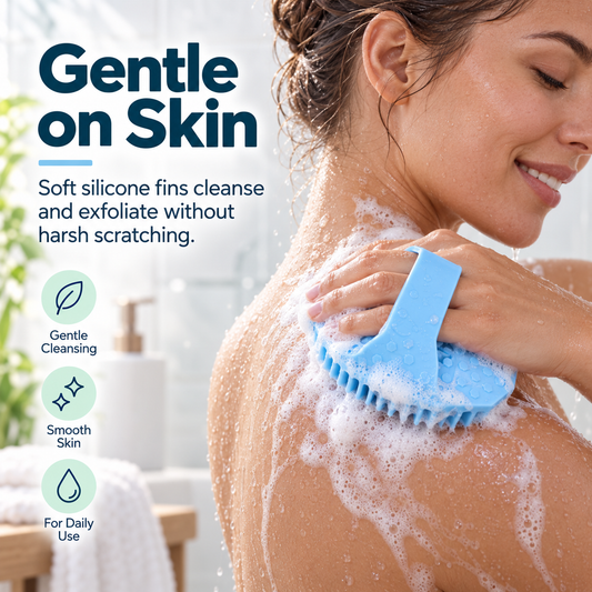 Ditch the Soggy Loofah – 3-Pack Silicone Scrubber Set