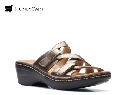 2023 Soft Bottom Massage Orthopedic Wedge Slide Sandals