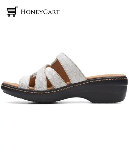 2023 Soft Bottom Massage Orthopedic Wedge Slide Sandals