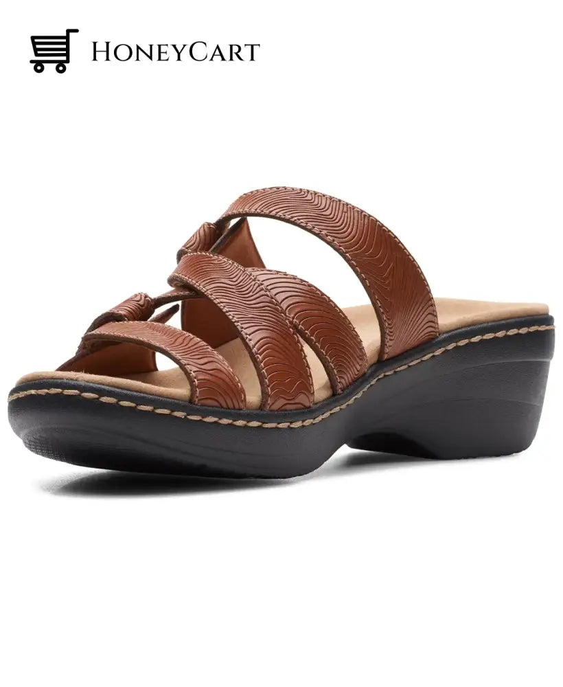 2023 Soft Bottom Massage Orthopedic Wedge Slide Sandals