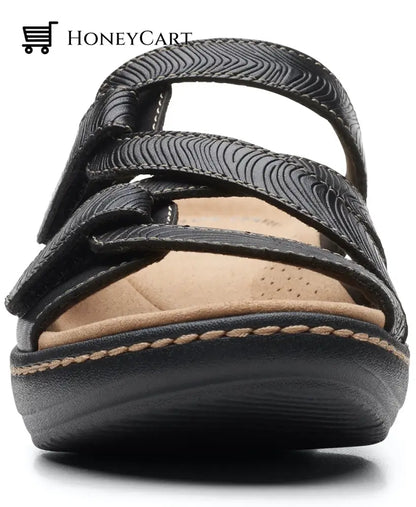 2023 Soft Bottom Massage Orthopedic Wedge Slide Sandals