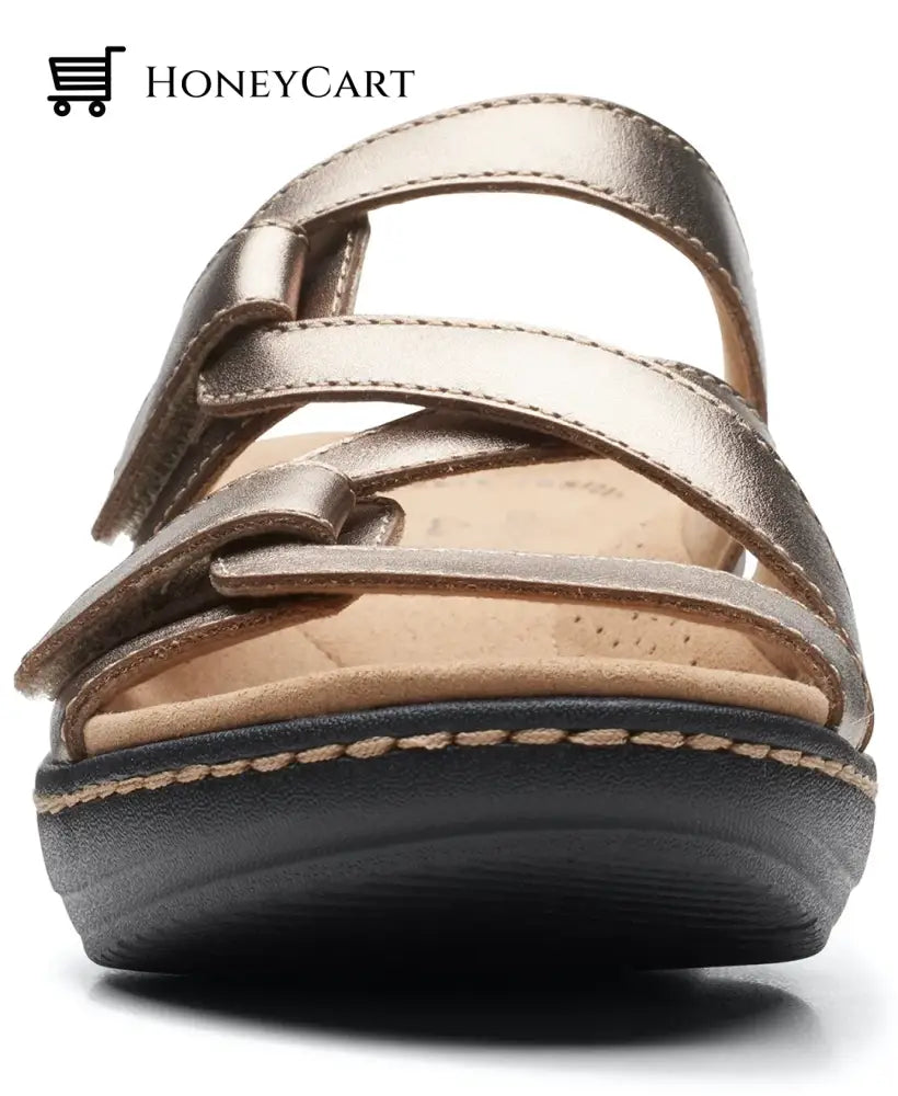 2023 Soft Bottom Massage Orthopedic Wedge Slide Sandals
