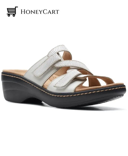 2023 Soft Bottom Massage Orthopedic Wedge Slide Sandals