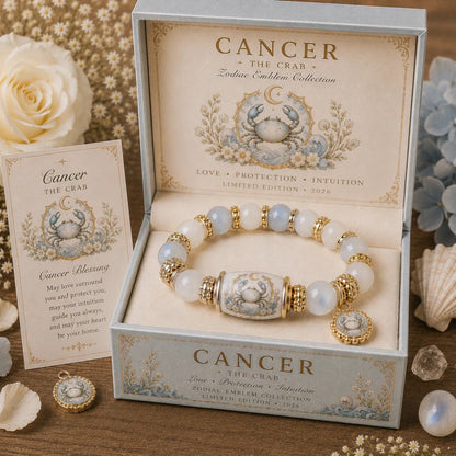 12 Zodiac Bracelet – Natural Chalcedony, Your Sign, Your Energy