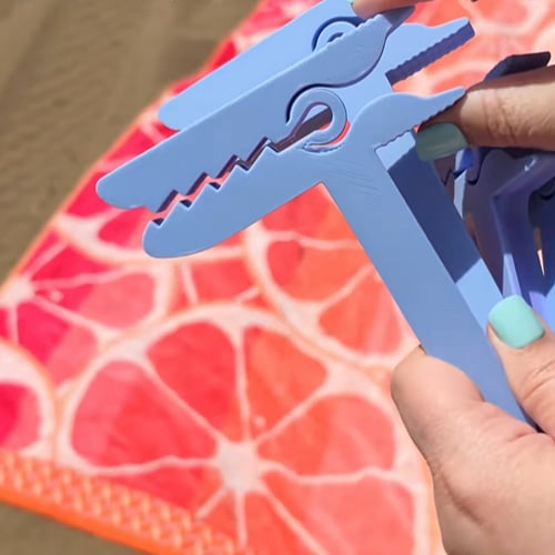 Dinosaur Shape Beach Towel Clips | Windproof Sand Secure Holder
