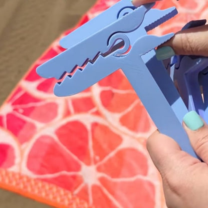 Dinosaur Shape Beach Towel Clips | Windproof Sand Secure Holder