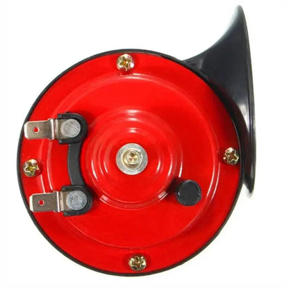12V Dual-Tone Vehicle Horn with Snail ABS Housing and Waterproof Sealing, Relay Wiring