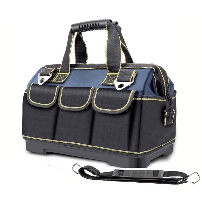 Heavy Duty Tool Bag with Wide Mouth & Waterproof Base