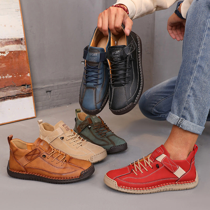 Color Block Ankle Boots for Women with Cushioned Sole and Structured Upper