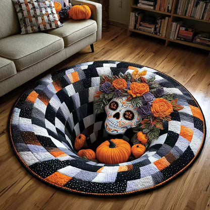 3D Spider Illusion Halloween Rug — Create A Spooky “Vortex” Effect That Terrifies Every Guest