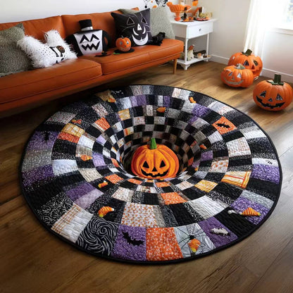 3D Spider Illusion Halloween Rug — Create A Spooky “Vortex” Effect That Terrifies Every Guest