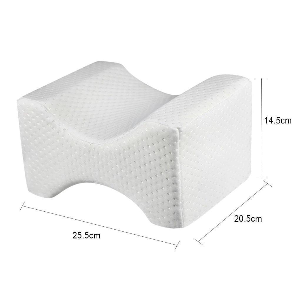 Contouring Memory Foam Knee Support Pillow