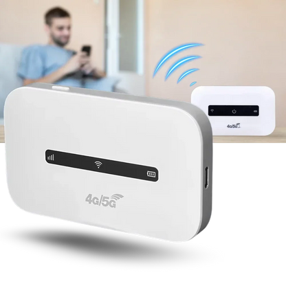 Portable Hotspot Device with 8-Hour Battery and Multi-Band Support for Travel