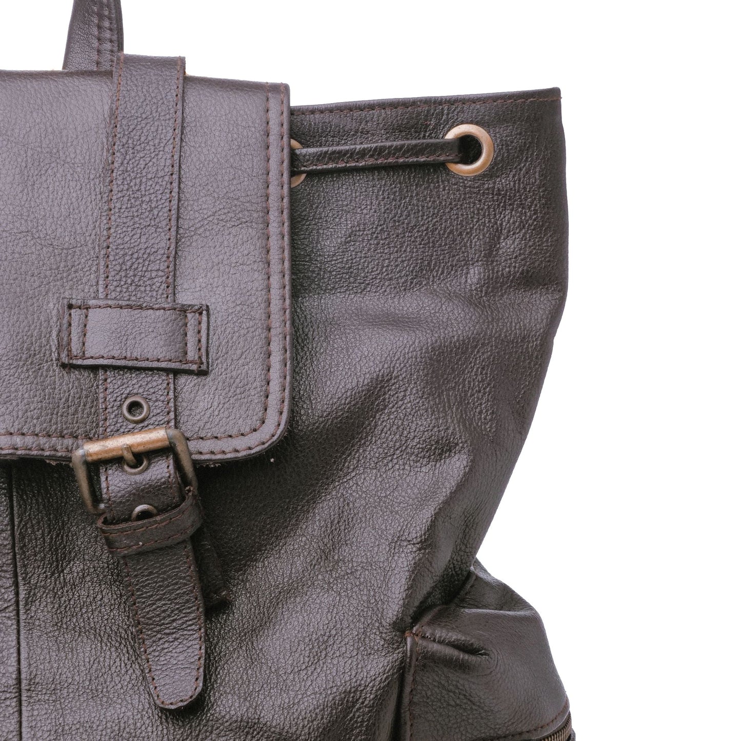 Happy Shopee Leather Heritage Rucksack - Expedition Bag