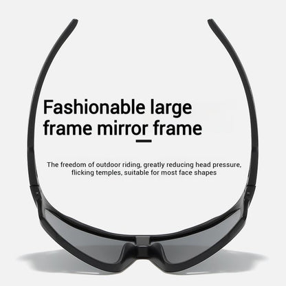 Photochromic Sports Sunglasses with UV Protection and Gray Tint, Unisex