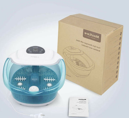 3-in-1 Heated Foot Spa with Bubbles and Vibration for Relaxation