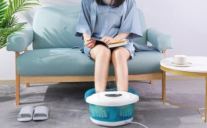 3-in-1 Heated Foot Spa with Bubbles and Vibration for Relaxation