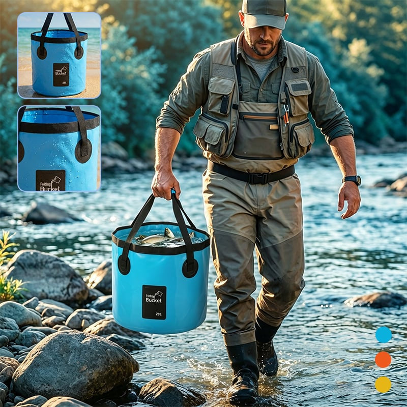Upsell-Folding Fishing Bucket