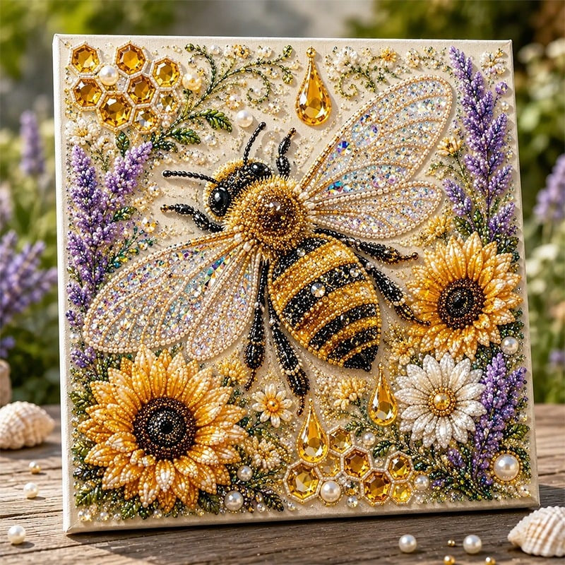 Animal Pearl Art DIY Craft Kit – Create Your Own Sparkling Handmade Masterpiece