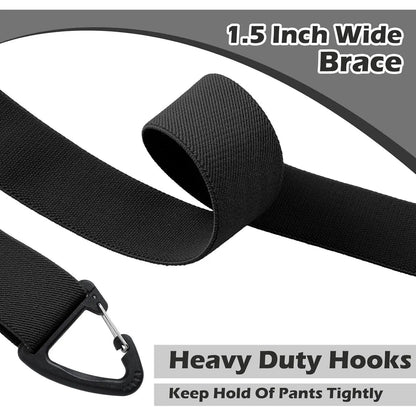 Men's X-Back Suspenders with Hook Clips