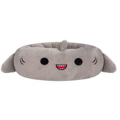 Enclosed Pet Bed with Plush Fabric and Cushioned Filling for Small Dogs and Cats