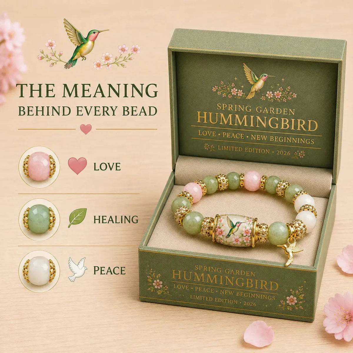 Hummingbird Garden Faith Bracelet | 2026 Limited Edition Bracelet