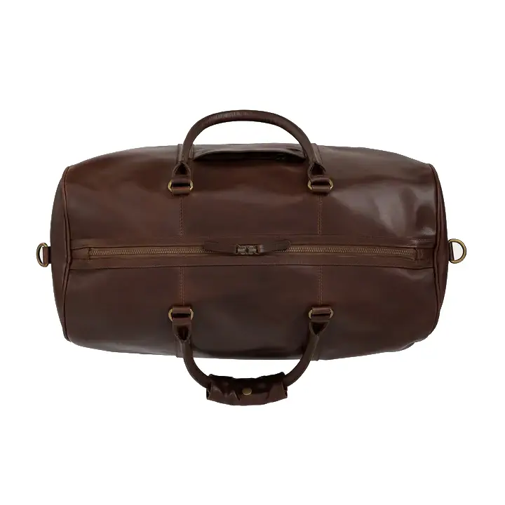 Happy Shopee Full Grain Crazy Horse Leather Travel Duffel - 20" Explorer Weekender