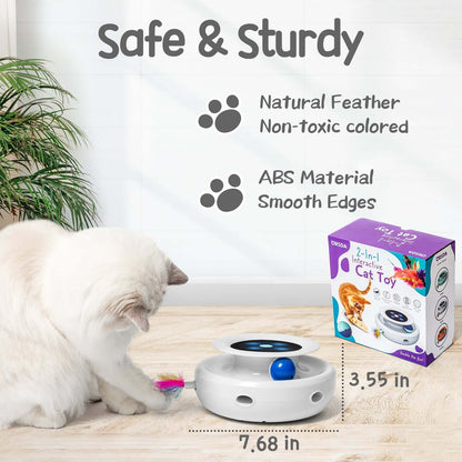 2-in-1 Interactive Cat Toys