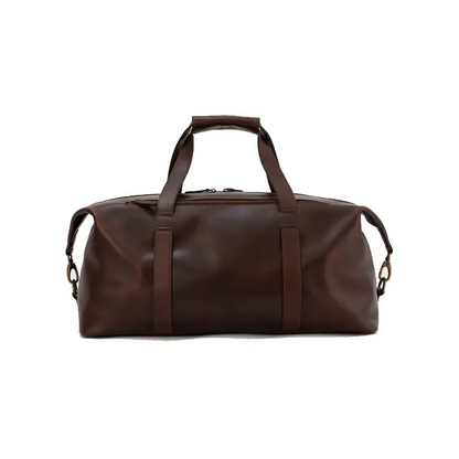 Happy Shopee Full Grain Crazy Horse Leather Travel Duffel - 29" Premium Weekender Bag