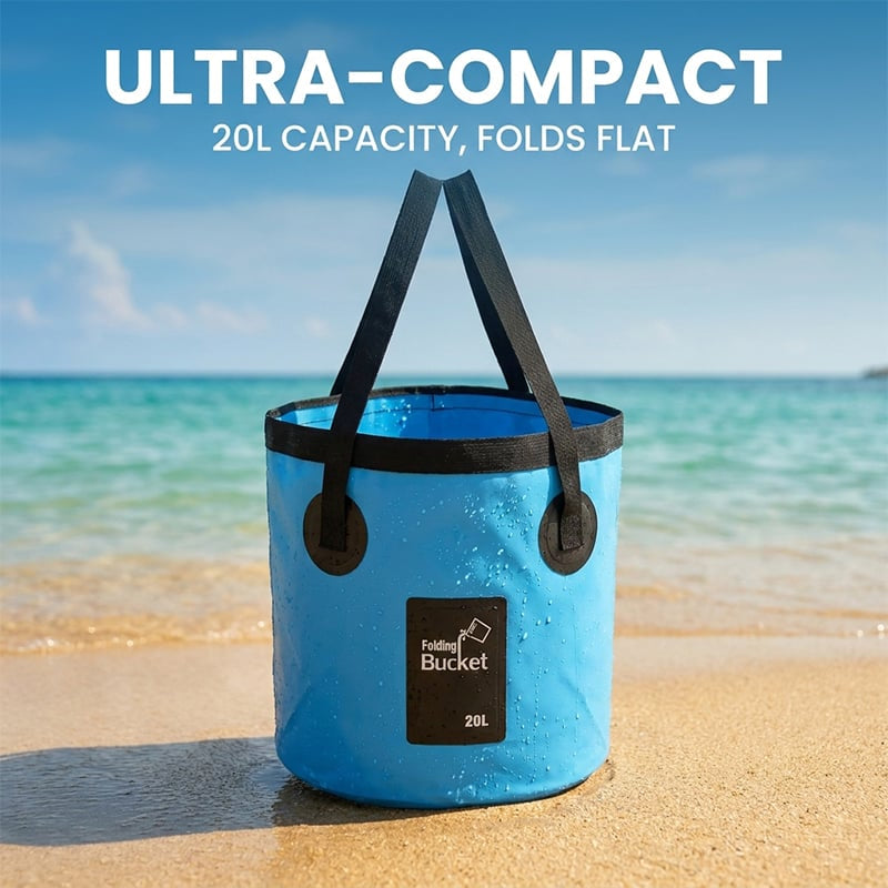 Upsell-Folding Fishing Bucket