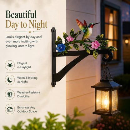 Decorative Hummingbird Garden Bracket