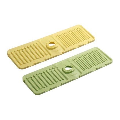 sloped faucet splash guard mat