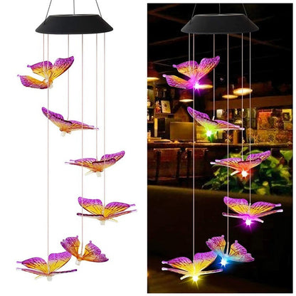 Solar Hanging Wind Chime Light | Patio & Porch Decoration