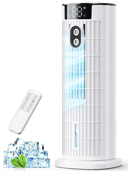 Portable Air Cooler 4-in-1 with Remote Control and Mist Function