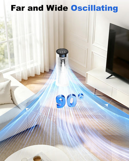 Portable Air Cooler 4-in-1 with Remote Control and Mist Function