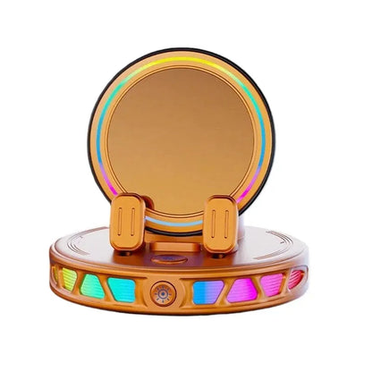 RGB Car Phone Mount  Auto-Clamping & Wireless Charging