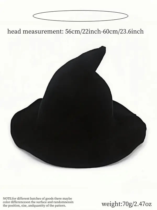 Knitted Wizard Hat  - Cozy Halloween Fantasy Costume Accessory