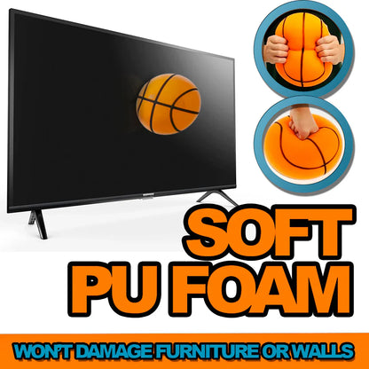 Foam Basketball for Indoor Practice with Noise-Reducing Design