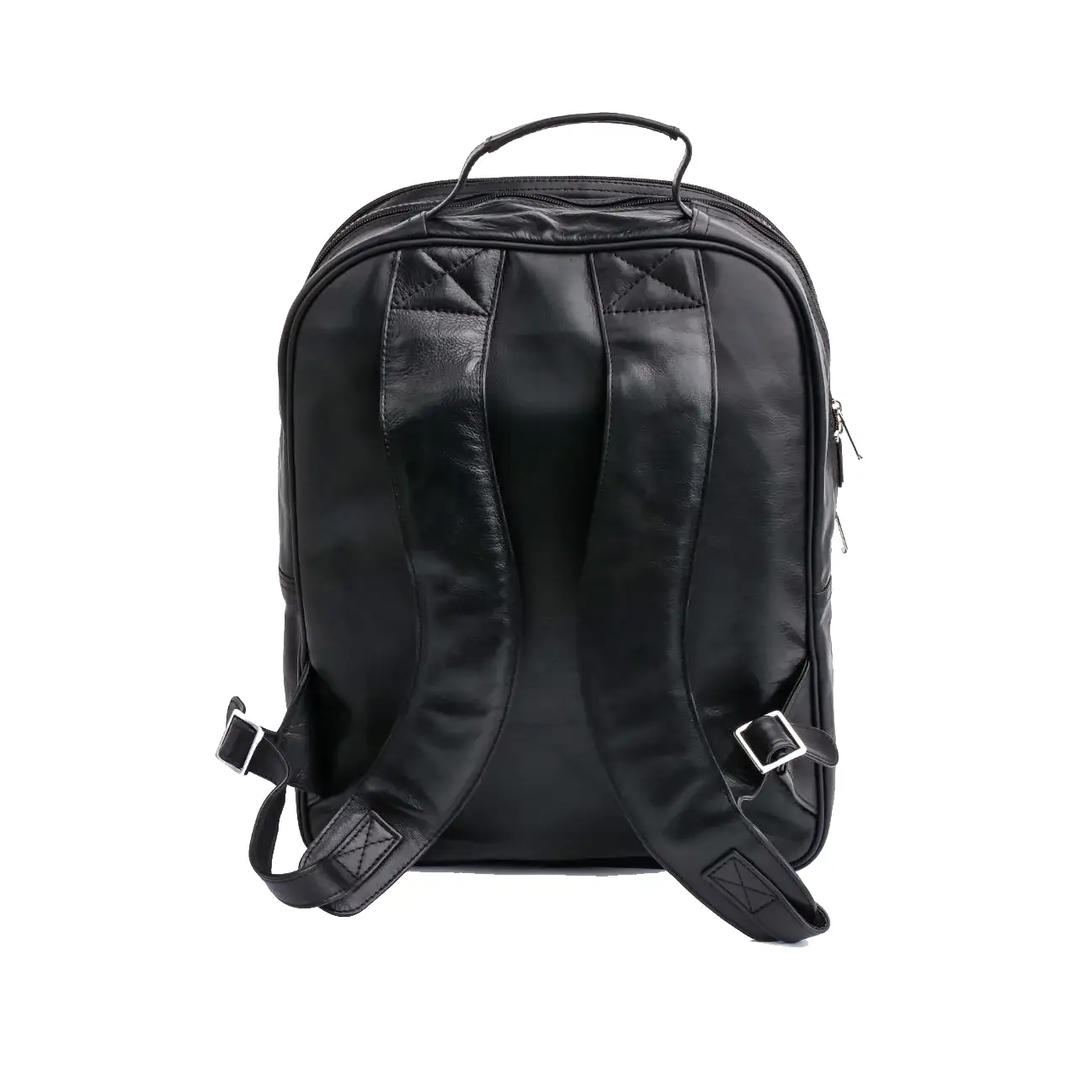 Happy Shopee Top-Grain Cowhide Leather Executive Backpack - 17" Laptop Capacity
