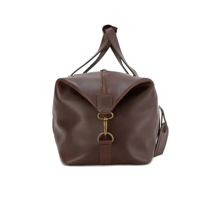 Happy Shopee Full Grain Crazy Horse Leather Travel Duffel - 29" Premium Weekender Bag