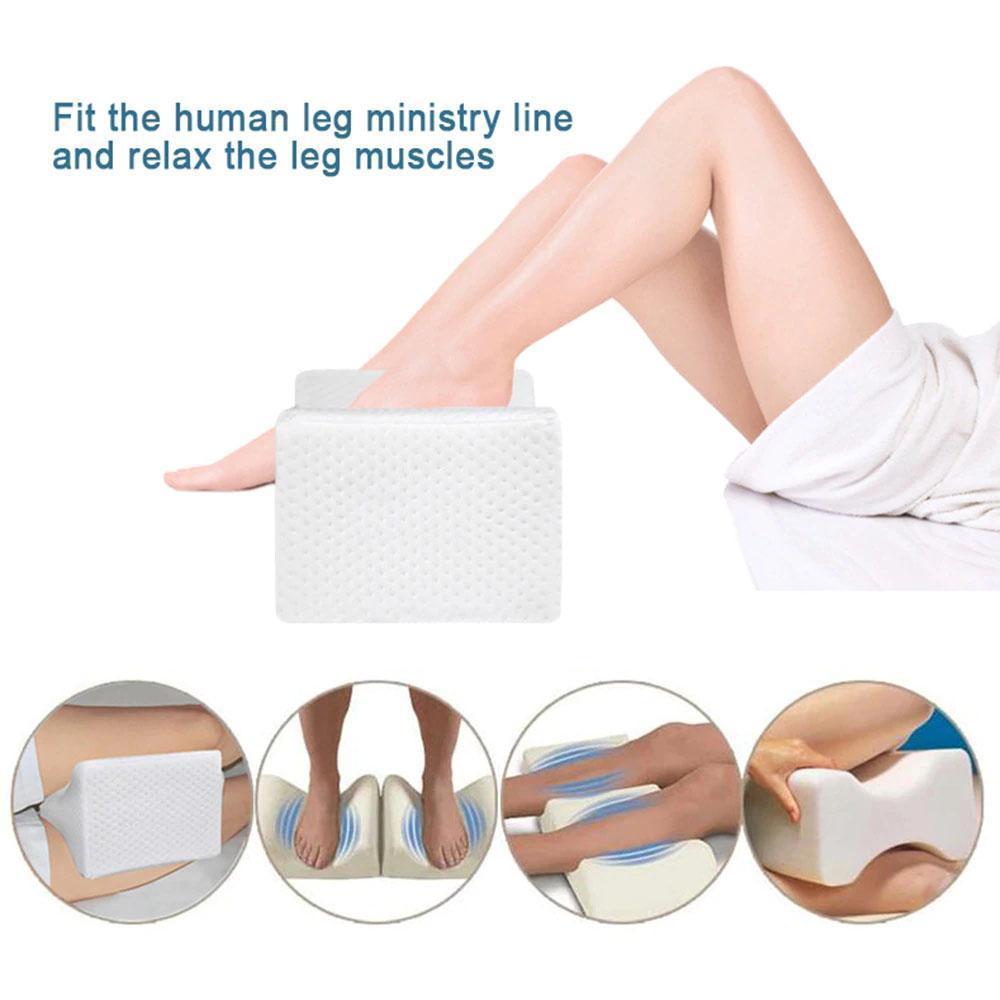Contouring Memory Foam Knee Support Pillow