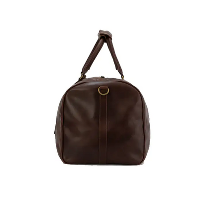 Happy Shopee Full Grain Crazy Horse Leather Travel Duffel - 20" Explorer Weekender