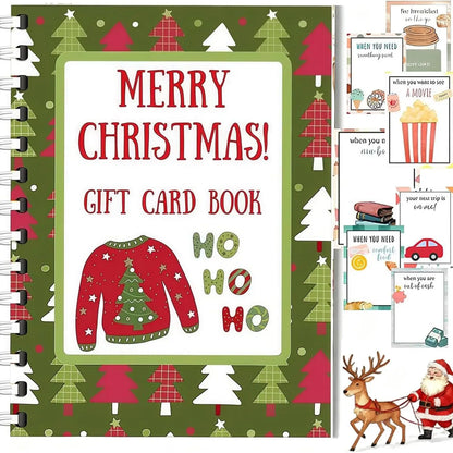 DIY Spiral-Bound Christmas Gift Card Album – Durable Card Holder & Gift Planner Notebook
