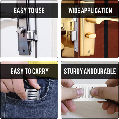 Portable Stainless Steel Travel Door Security Lock