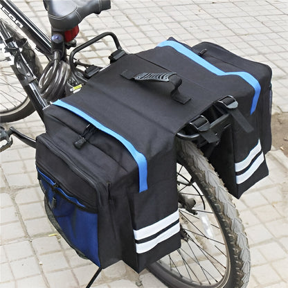 Double Pannier Bike Bag with Rear Rack Mounting and 20L Storage