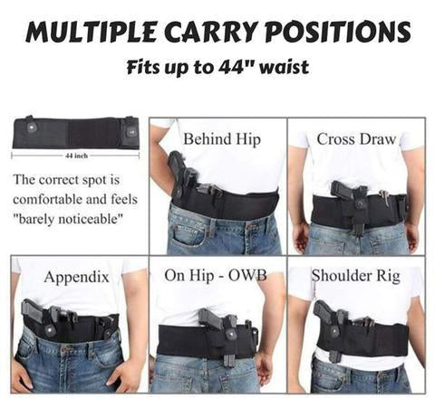 Ultimate Belly Band Holster - Black Dragon Holster