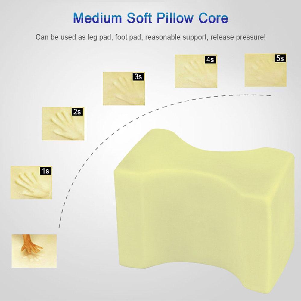 Contouring Memory Foam Knee Support Pillow