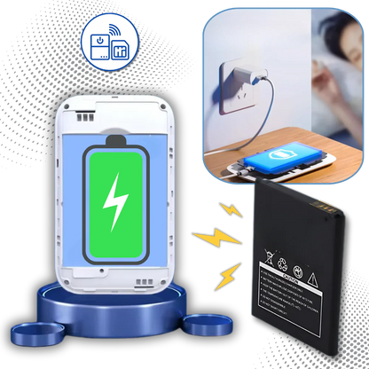 Portable Hotspot Device with 8-Hour Battery and Multi-Band Support for Travel