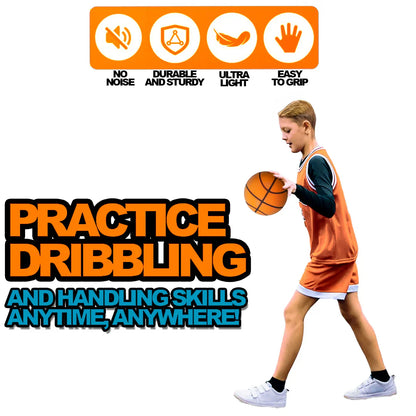 Foam Basketball for Indoor Practice with Noise-Reducing Design